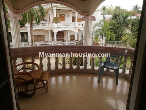 Myanmar real estate - for sale property - No.3498 - 7 Mile Two Storey Landed House For Sale! - balcony