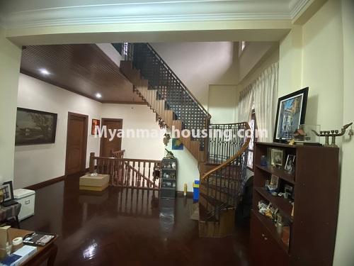 ミャンマー不動産 - 売り物件 - No.3499 - Landed House with a very central location for Sale in Kamaryut! - downstairs