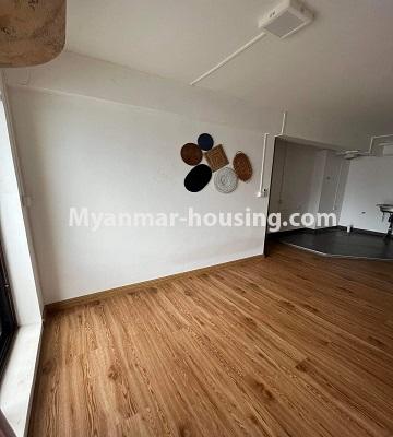 ミャンマー不動産 - 売り物件 - No.3501 - City Loft One Bedroom Condominium Room for Sale in Star City, Thanlyin! - livingroom area