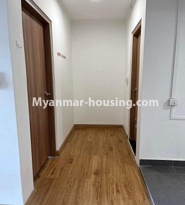 ミャンマー不動産 - 売り物件 - No.3501 - City Loft One Bedroom Condominium Room for Sale in Star City, Thanlyin! - way to bathroom