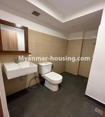 ミャンマー不動産 - 売り物件 - No.3501 - City Loft One Bedroom Condominium Room for Sale in Star City, Thanlyin! - bathroom