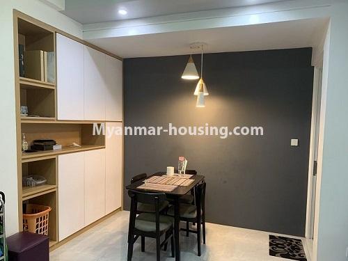 Myanmar real estate - for sale property - No.3504 - Star City Two Bedroom Ground Floor for Sale! - dining area