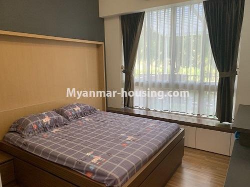 缅甸房地产 - 出售物件 - No.3504 - Star City Two Bedroom Ground Floor for Sale! - master bedroom