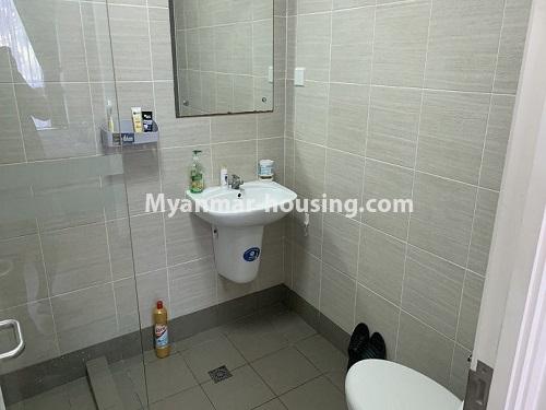 မြန်မာအိမ်ခြံမြေ - ရောင်းမည် property - No.3504 - Star City တွင် အိမ်ခန်းနှစ်ခန်းပါသော မြေညီအခန်း ရောင်းရန်ရှိသည်။ - bathroom