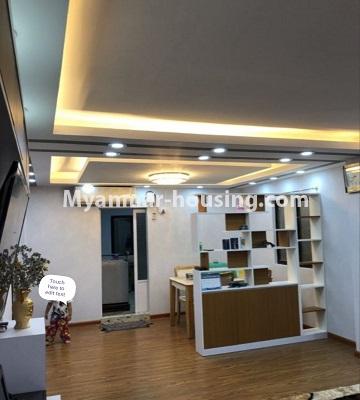 Myanmar real estate - for sale property - No.3505 - First Floor Apartment for Sale in Hlaing! - another view of livingroom