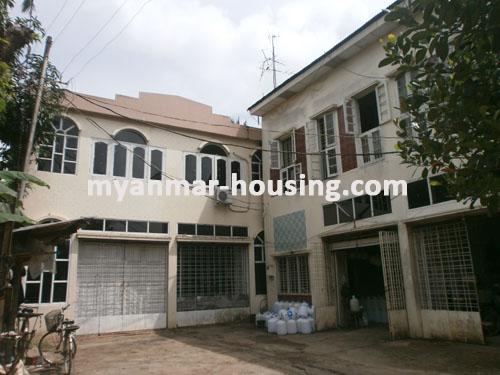 Myanmar real estate - for sale property - No.886 - Good Land in popular area is now on sale !Lage !Large ! large! - View of the building.