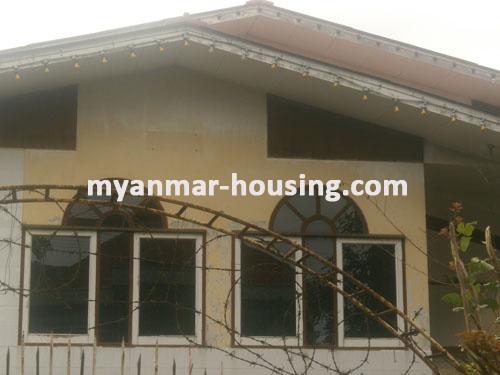 Myanmar real estate - for sale property - No.934 - Very good landed house in popular area, Ba Yint Naung Yeik Thar (4) Lane. - view of the building.