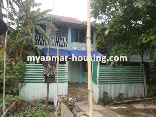 ミャンマー不動産 - 売り物件 - No.992 - Landed house with resonable price for sale in South Okkalapa ! - View of the outside of building